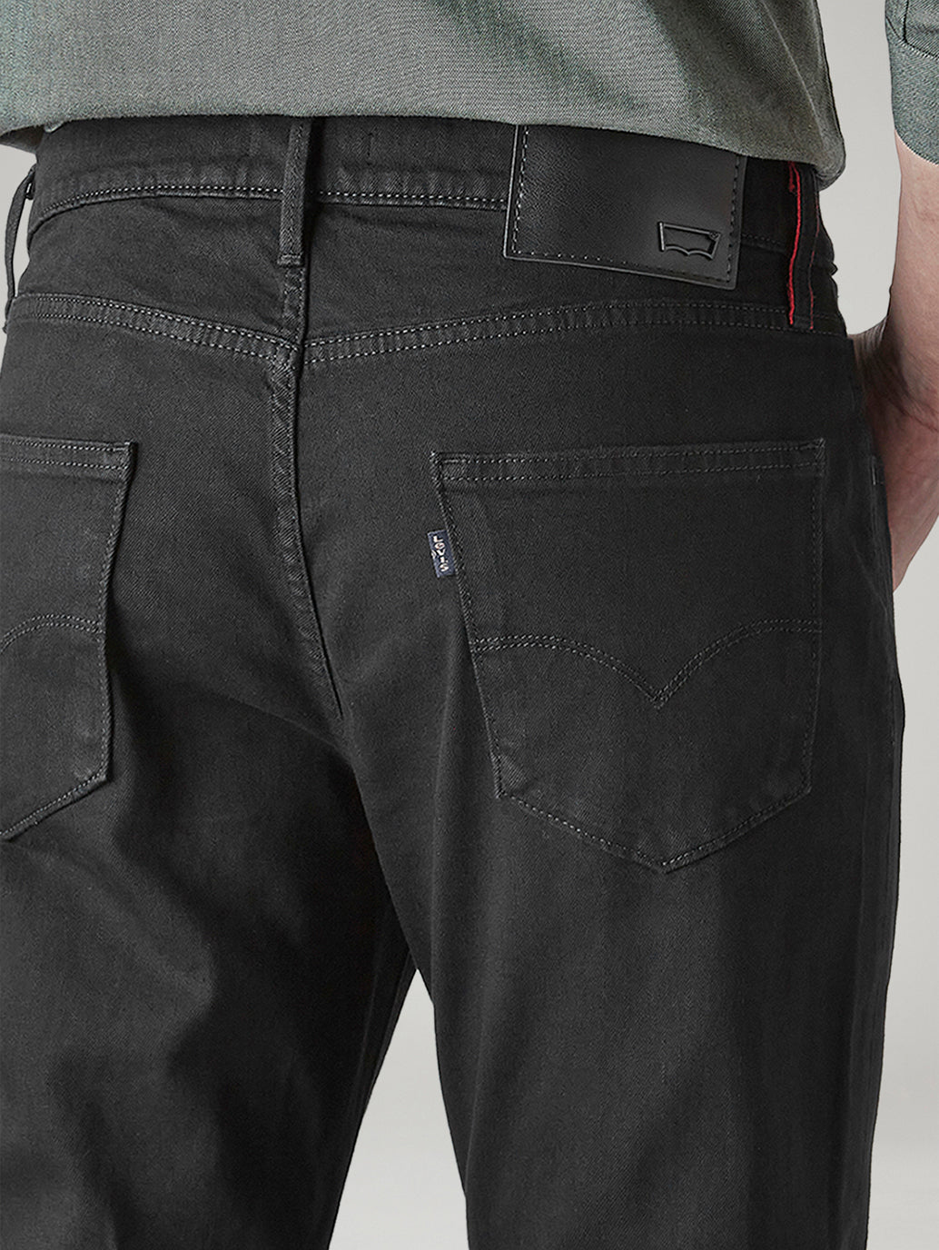 Men's 527 Black Bootcut Fit Mid Rise Redloop Jeans - 20 View