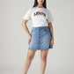 Women's Blue Regular Fit Mid Rise Skirt - Styleshot View