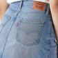 Women's Blue Regular Fit Mid Rise Skirt - Detail View