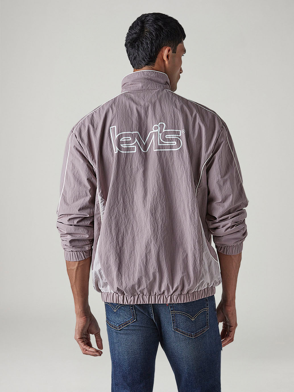 Men's Colorblock Relaxed Fit Jacket - 20 View