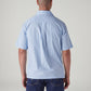 Men's Striped Loose Fit Poplin Shirt - Back View