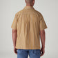 Men's Striped Loose Fit Poplin Shirt - Back View