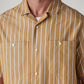 Men's Striped Loose Fit Poplin Shirt - 20 View