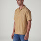 Men's Striped Loose Fit Poplin Shirt - Side View
