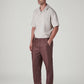 Men's Authentic Relaxed Fit Mid Rise Linen Chinos - Logo View