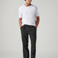 Men's Black Relaxed Straight Fit Mid Rise Chinos - Styleshot View