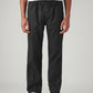Men's Black Relaxed Straight Fit Mid Rise Chinos - Front View