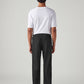 Men's Black Relaxed Straight Fit Mid Rise Chinos - Back View