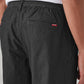Men's Black Relaxed Straight Fit Mid Rise Chinos - Detail View