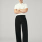 Men's Black Extra Baggy Fit Mid Rise Utility Jeans - Styleshot View