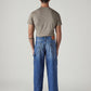 Men's Med Indigo Extra Baggy Fit Mid Rise Utility Jeans - 20 View