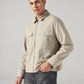 Men's Solid Relaxed Fit Shacket - Side View