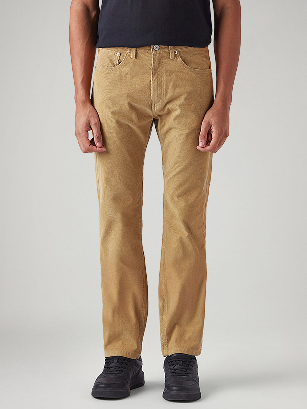 Men's 505 Khaki Straight Fit Mid Rise Chinos - Front View