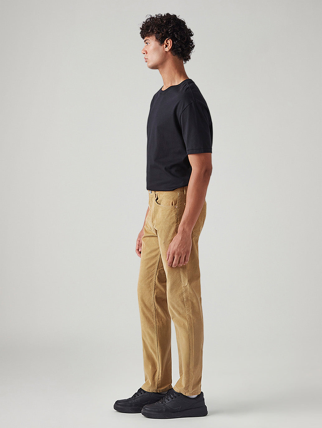 Men's 505 Khaki Straight Fit Mid Rise Chinos - Side View