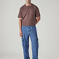 Men's 568 Blue Loose Fit Mid Rise Cargos - Front View