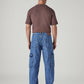 Men's 568 Blue Loose Fit Mid Rise Cargos - Back View