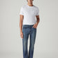 Men's 527 Blue Bootcut Fit Mid Rise Redloop Jeans - Front View