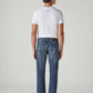 Men's 527 Blue Bootcut Fit Mid Rise Redloop Jeans - Back View