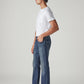 Men's 527 Blue Bootcut Fit Mid Rise Redloop Jeans - Side View