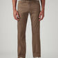 Men's 513 Brown Slim Straight Fit Mid Rise Chinos - Front View