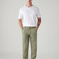 Men's Authentic Relaxed Straight Fit Mid Rise Linen Chinos - Front View