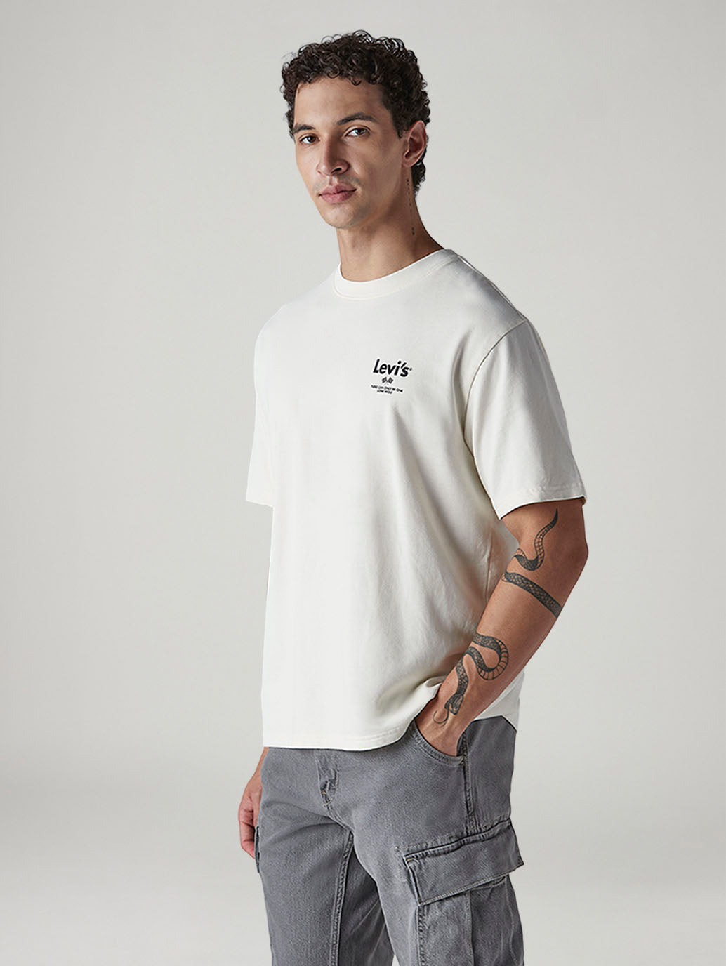 Men's Graphic Print Regular Fit T-Shirt - 20 View
