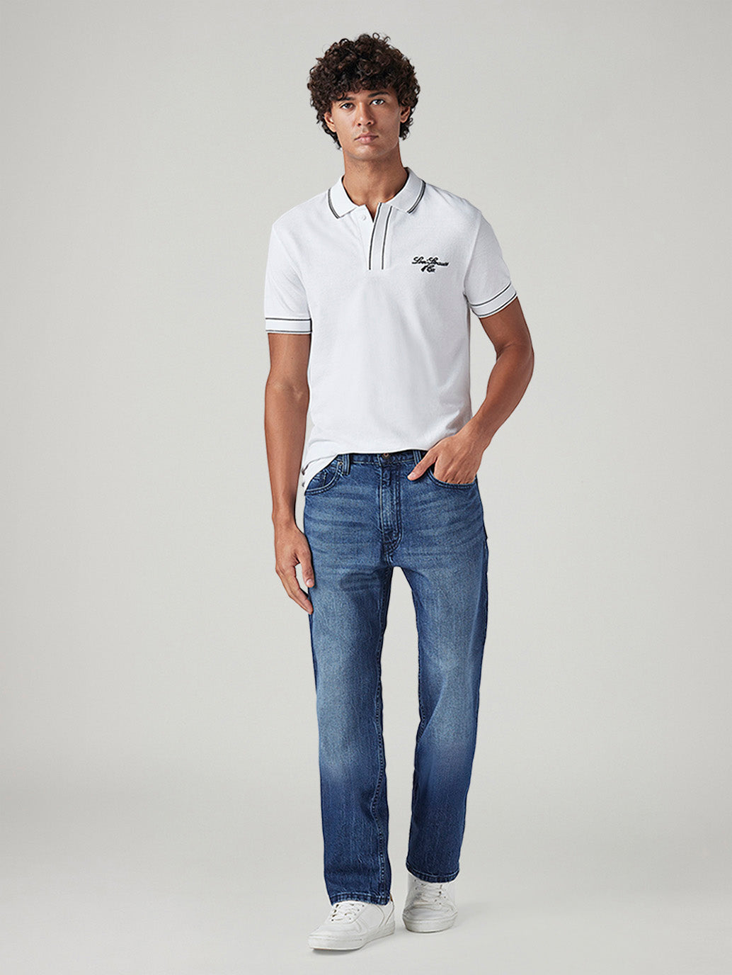 Men's 511 Blue Slim Fit Mid Rise Jeans