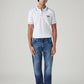 Men's 511 Blue Slim Fit Mid Rise Jeans - Front View