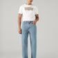 Men's Light Blue Loose Fit Mid Rise Jeans - Styleshot View
