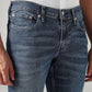 Men's 568 Dark Blue Loose Fit Mid Rise Jeans - Detail View
