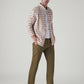 Men's 505 Olive Straight Fit Mid Rise Chinos - Styleshot View