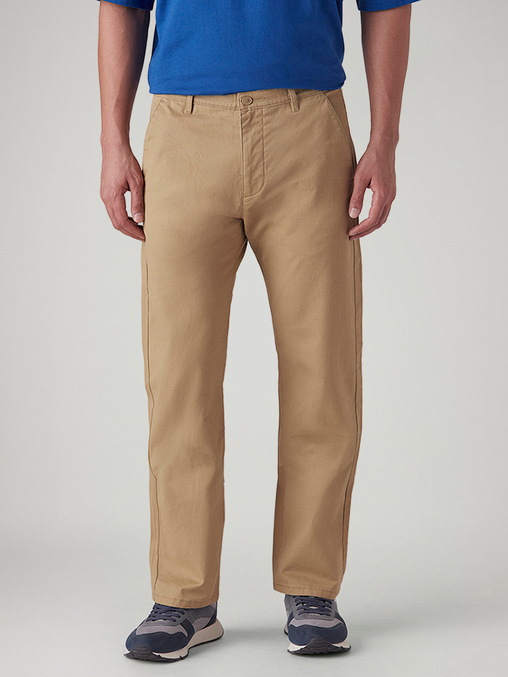 Men's 505 Khaki Straight Fit Mid Rise Chinos - Front View