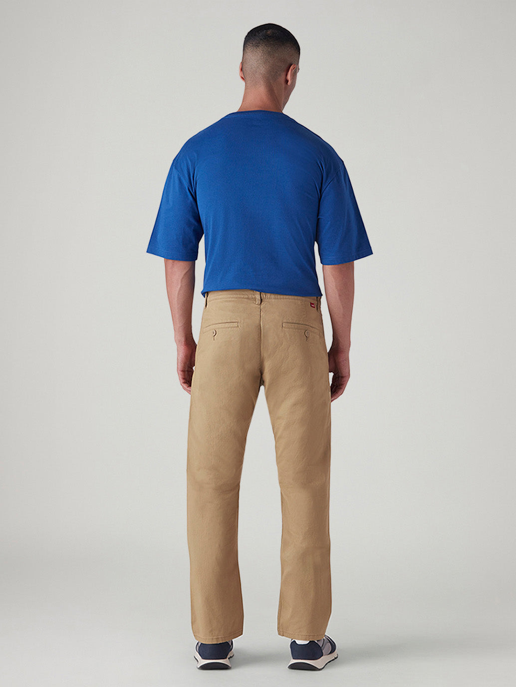 Men's 505 Khaki Straight Fit Mid Rise Chinos - Back View