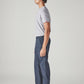 Men's 505 Blue Straight Fit Mid Rise Chinos - Side View