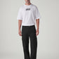 Men's 565 Black Loose Fit Mid Rise Cargos - Front View