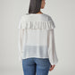 Women's Solid Regular Fit Top - Back View