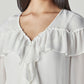 Women's Solid Regular Fit Top - Detail View