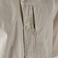 Men's Off White Solid Relaxed Fit Commuter Shirt - Detail View