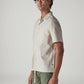 Men's Off White Solid Relaxed Fit Commuter Shirt - Side View