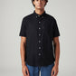 Men's Solid Slim Fit Oxford Shirt - Front View