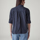 Women's Striped Regular Fit Top - Back View