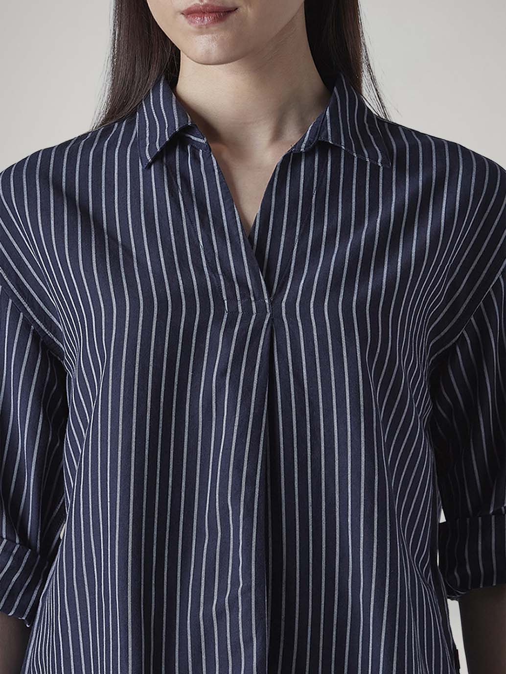 Women's Striped Regular Fit Top - 20 View