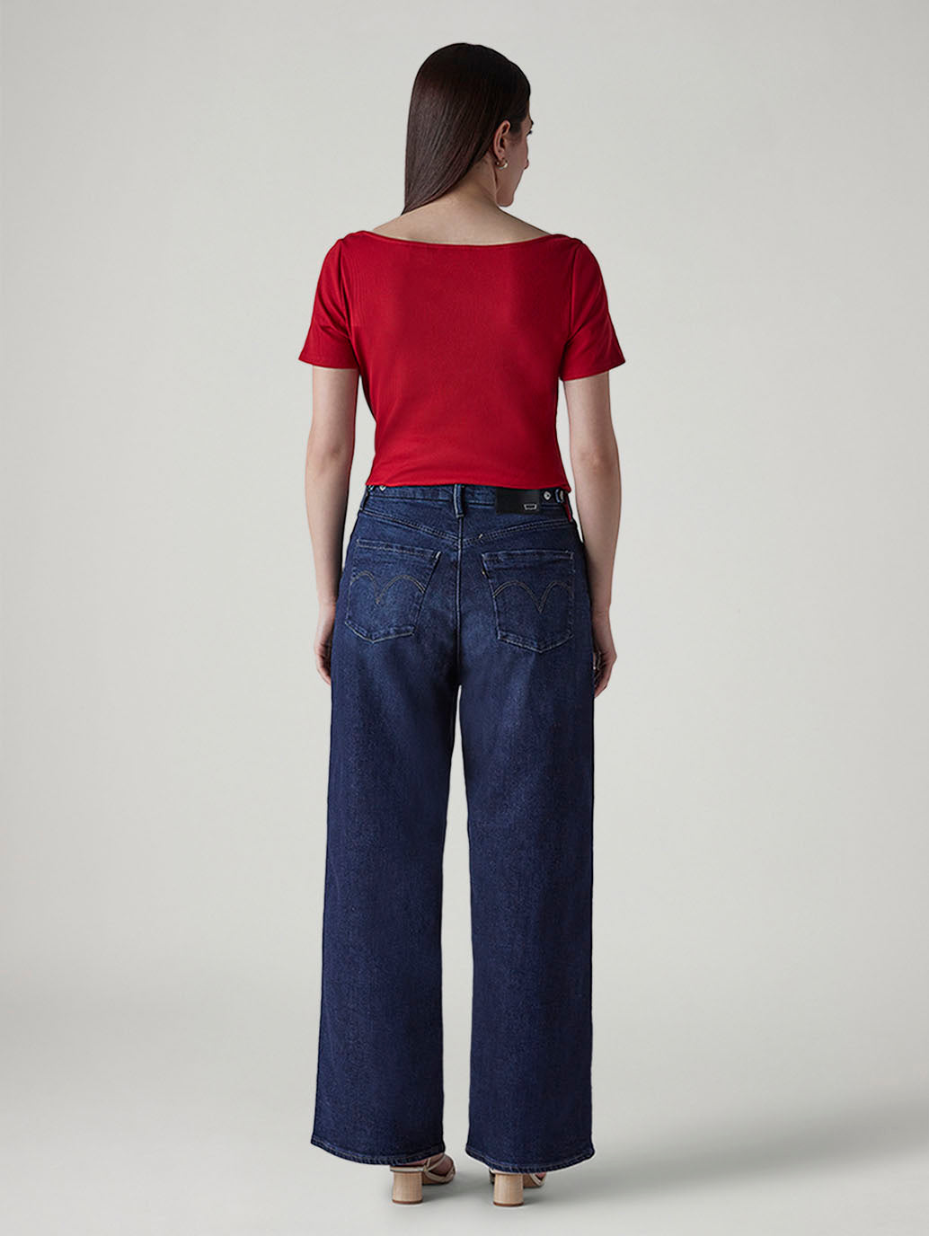 Women's Redloop Baggy Fit High Rise Cinched Jeans - 20 View