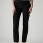 Women's Black Ribcage Slim Fit High Rise Jeans - Front View
