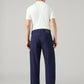Men's 568 Blue Loose Fit Mid Rise Cargos - Back View