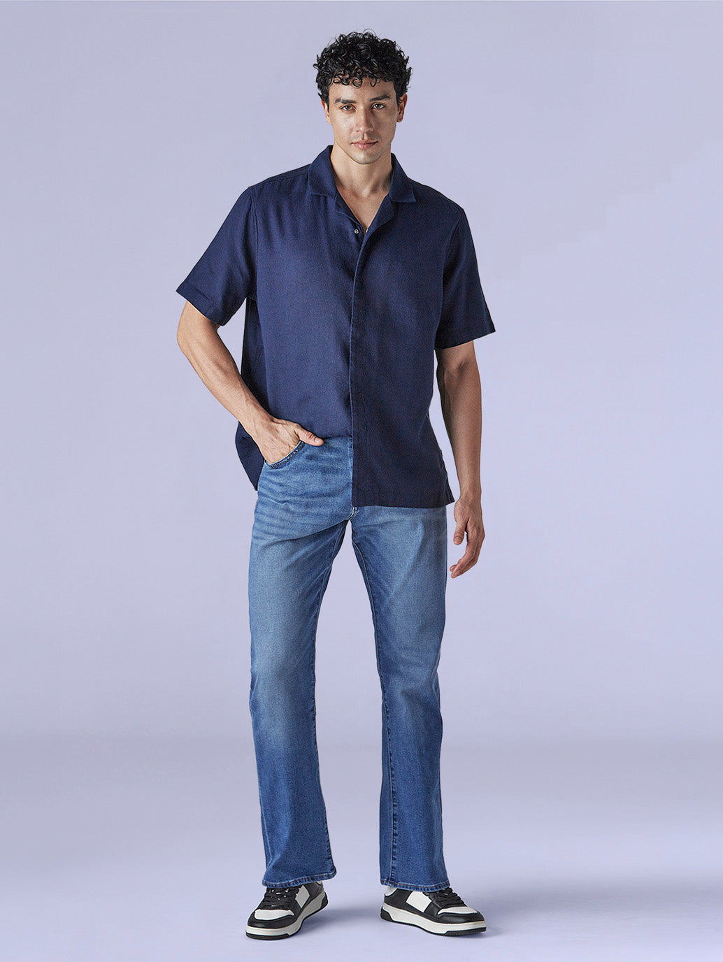Men's 517 Light Indigo Bootcut Fit Mid Rise Redloop Jeans