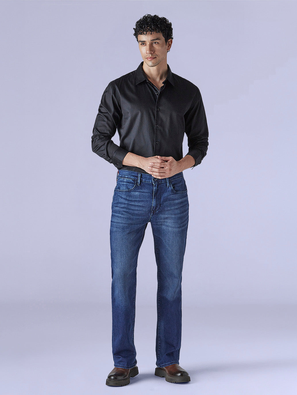 Men's 527 Dark Indigo Bootcut Fit Mid Rise Redloop Jeans