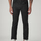 Men's 505 Black Straight Fit Mid Rise Redloop Jeans - Detail View
