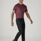 Men's 505 Black Straight Fit Mid Rise Redloop Jeans - Side View
