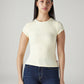 Women's Solid Slim Fit Ribbed Top - Front View